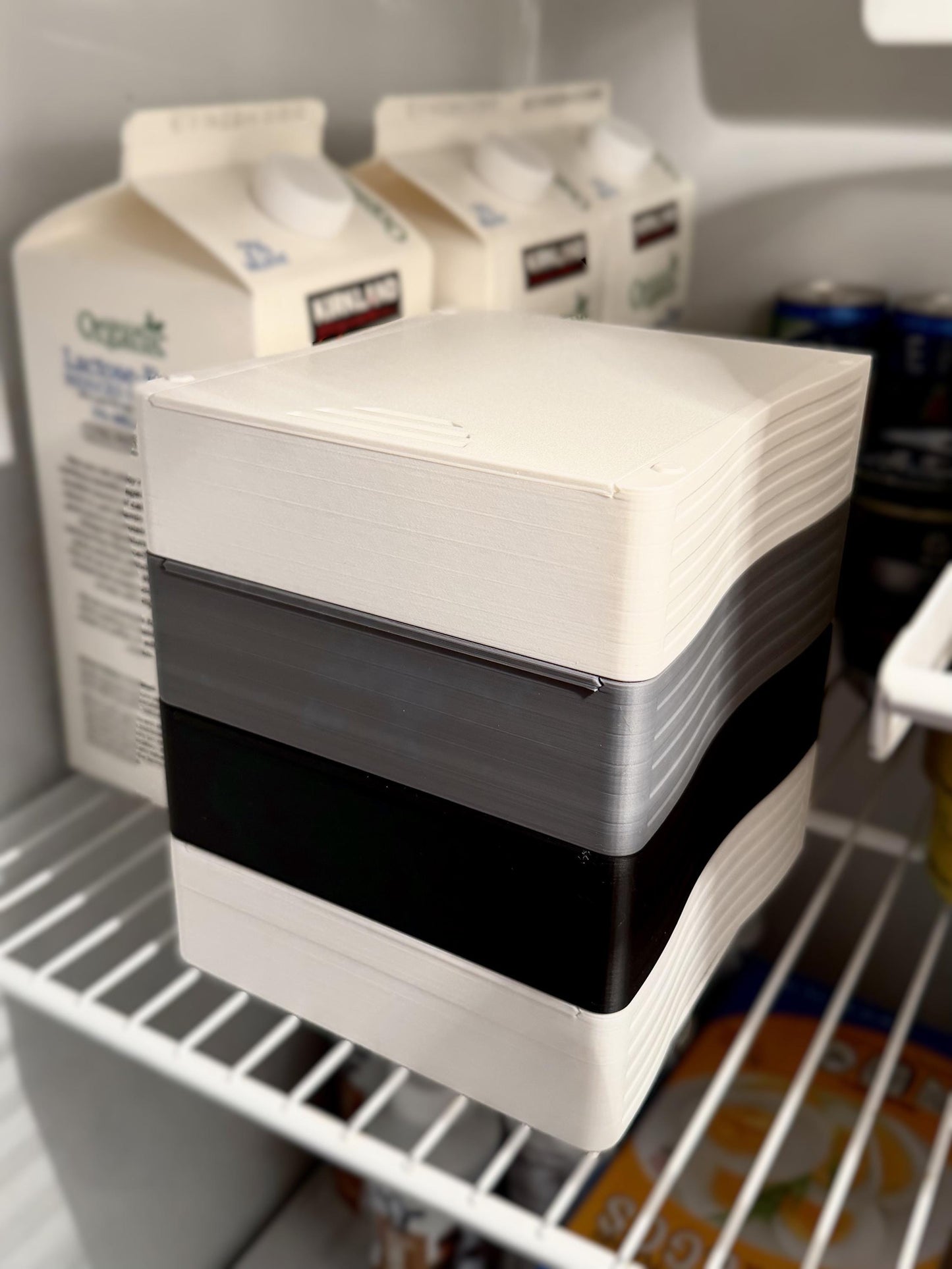 Stackable Low-Profile Storage Case for Zepbound® & Mounjaro® Injection Pens (4-Pen)