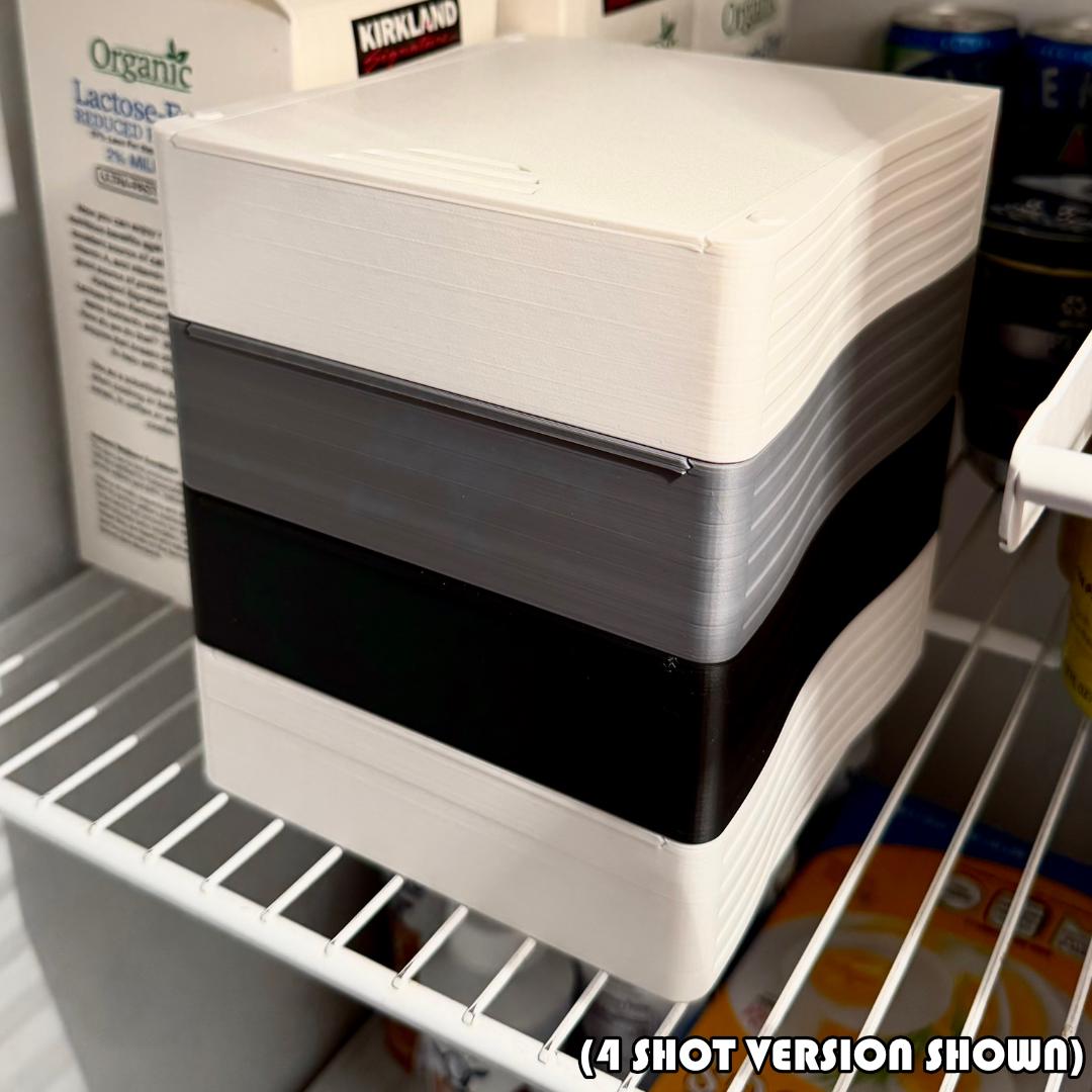 Stackable Low-Profile Storage Case for Zepbound® & Mounjaro® Injection Pens (5-Pen)